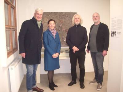 Von links: Dr. Mathias Middelberg MdB, Anne Janssen MdB, Hartmut Peters und Dr. Matthias Bollmeyer. 